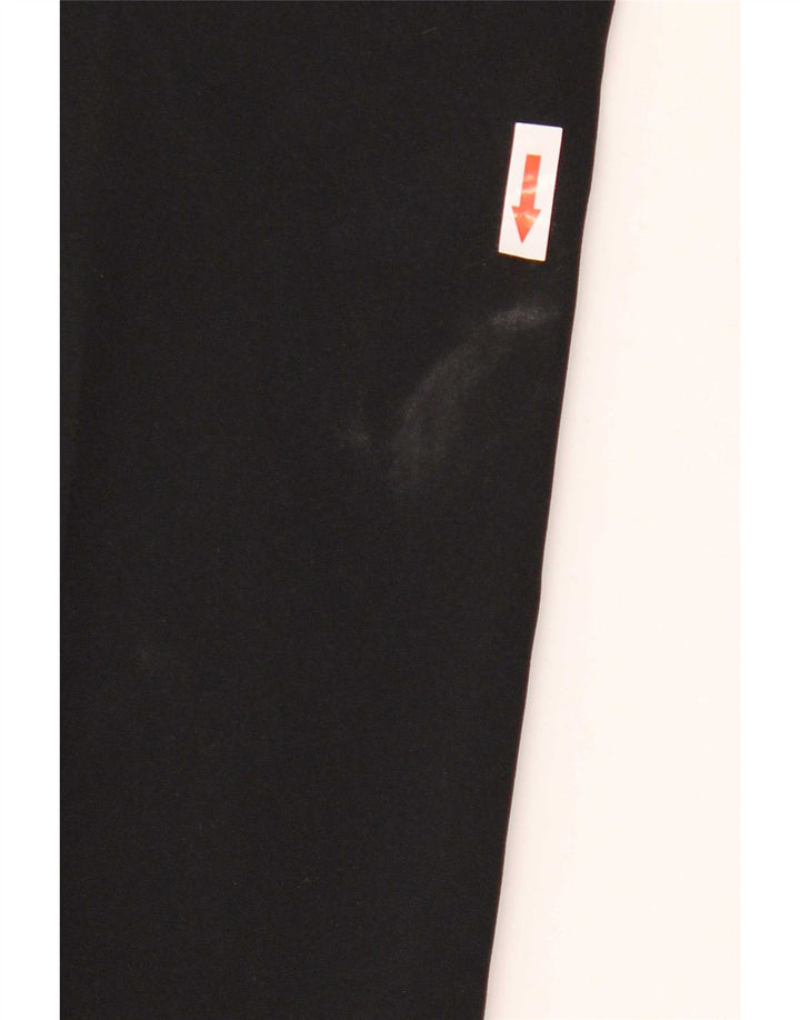 Pantaloni da abito dritti da donna Marks & Spencer W32 L31 poliestere nero