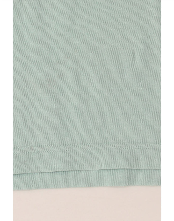 Polo da uomo Regular Fit Tommy Hilfiger in cotone turchese medio