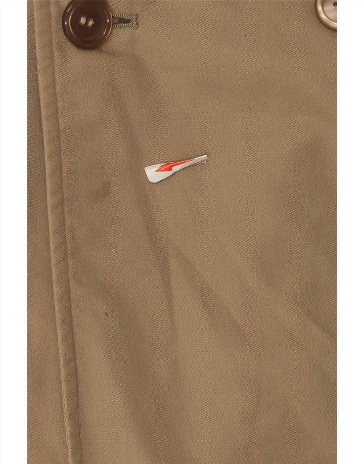 Trench da uomo vintage UK 36 piccolo beige classico
