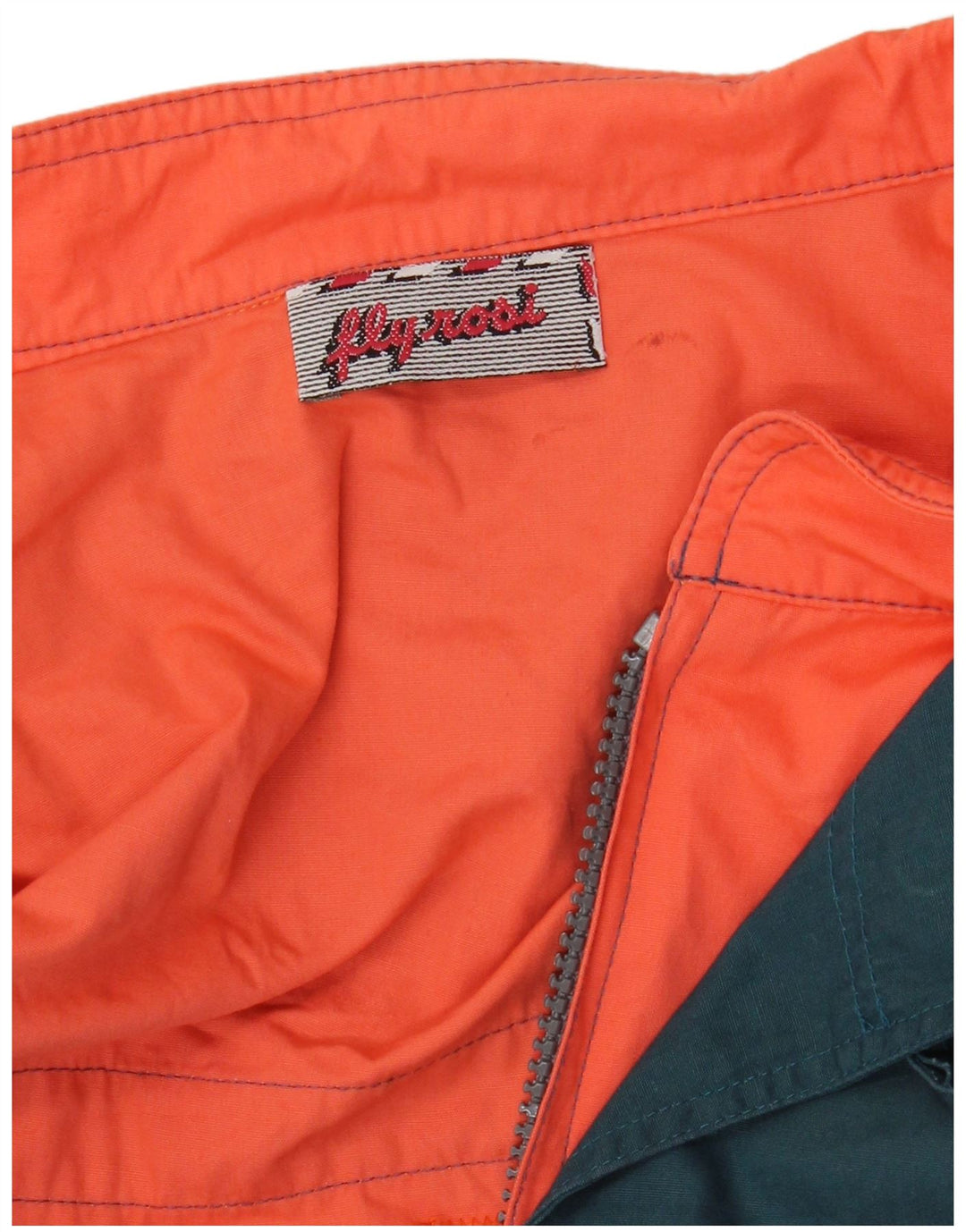 Giubbotto bomber da donna VINTAGE UK 18 XL verde color block