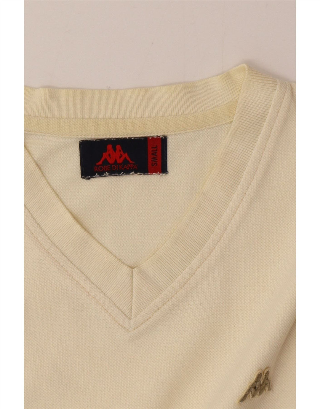 T-shirt da uomo Kappa Top Small bianco sporco
