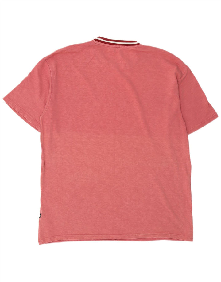 Converse T-shirt grafica oversize da uomo Top in cotone mélange bordeaux medio