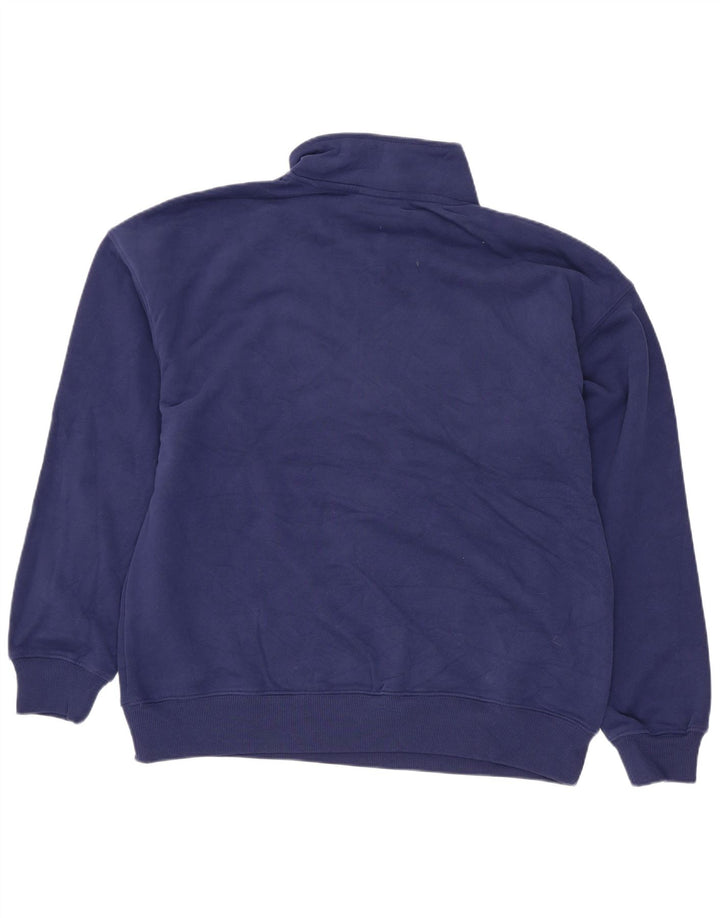 Felpa da donna oversize con collo e zip Champion, taglia UK 10, piccola, blu navy
