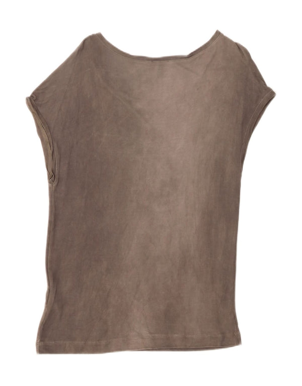 T-shirt da donna Marella Top UK 14 Viscosa grigio medio