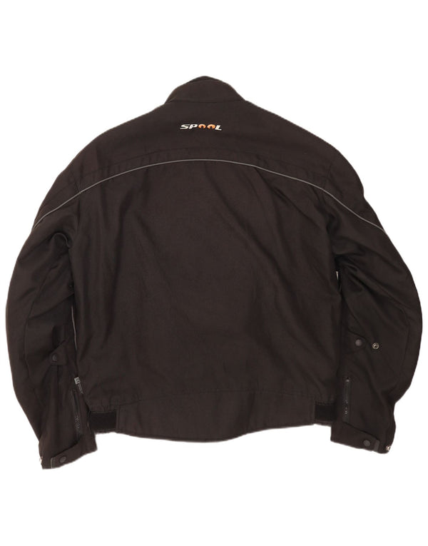 Giacca da pilota da uomo Spool UK 42 XL Poliestere nero