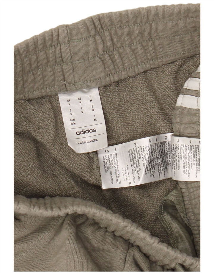 Pantaloncini sportivi da uomo Adidas Medi in cotone kaki