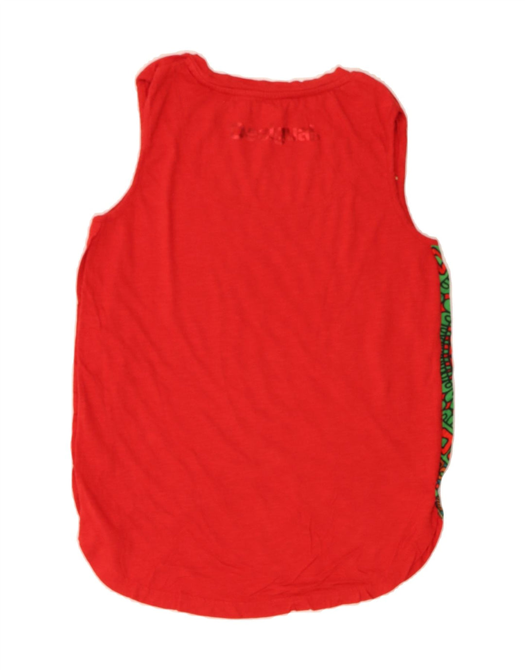 Womens Graphic Vest Top UK 12 Medium Vintage Desigual and Second-Hand Desigual from Messina Hembry 
