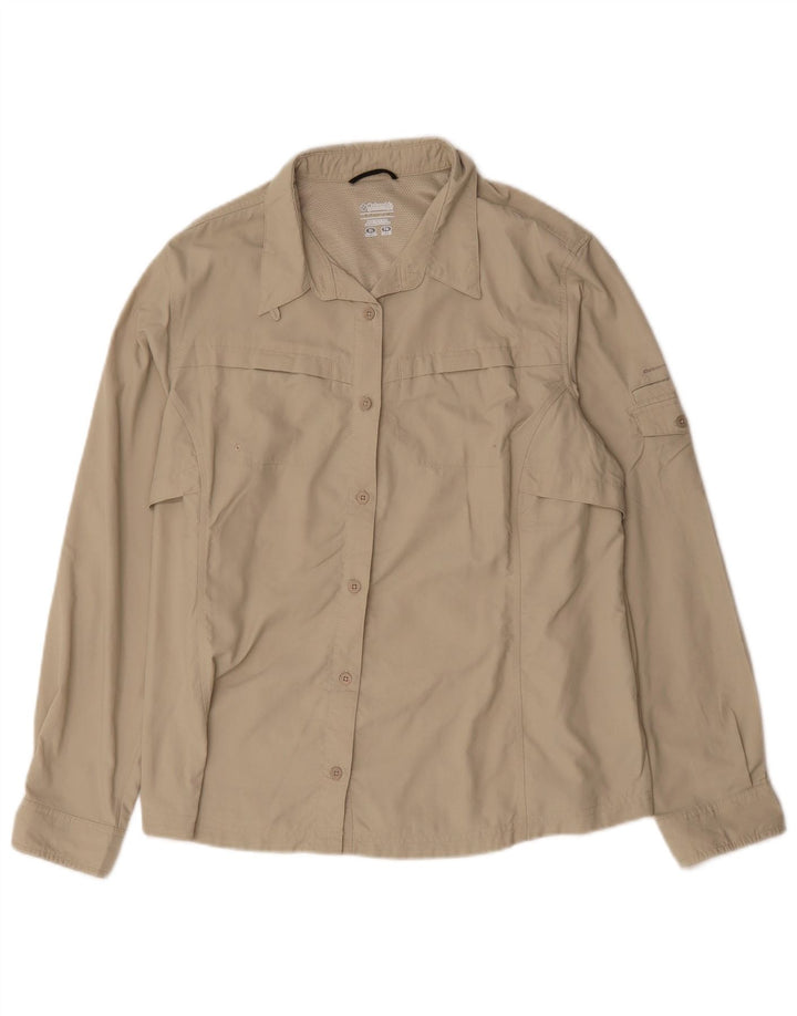 Camicia da uomo Columbia XL in nylon beige