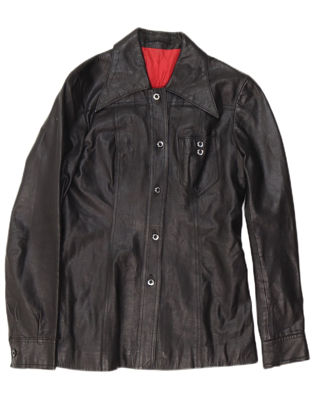Giacca in pelle da donna BWS UK 10 piccola nera