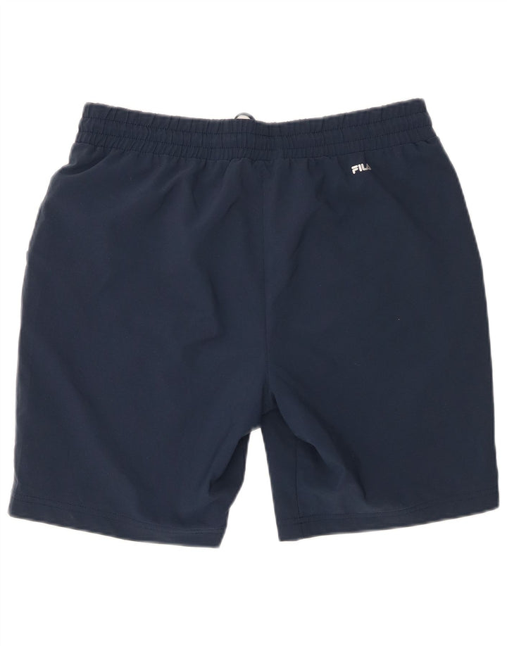 Pantaloncini sportivi da donna Fila UK 16 Large Blu Navy Poliestere