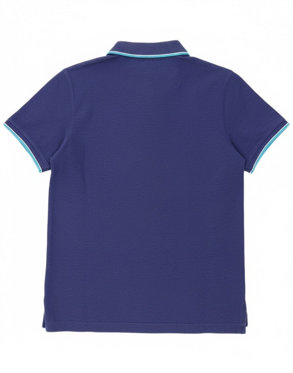 Polo da uomo Superdry Large in cotone blu