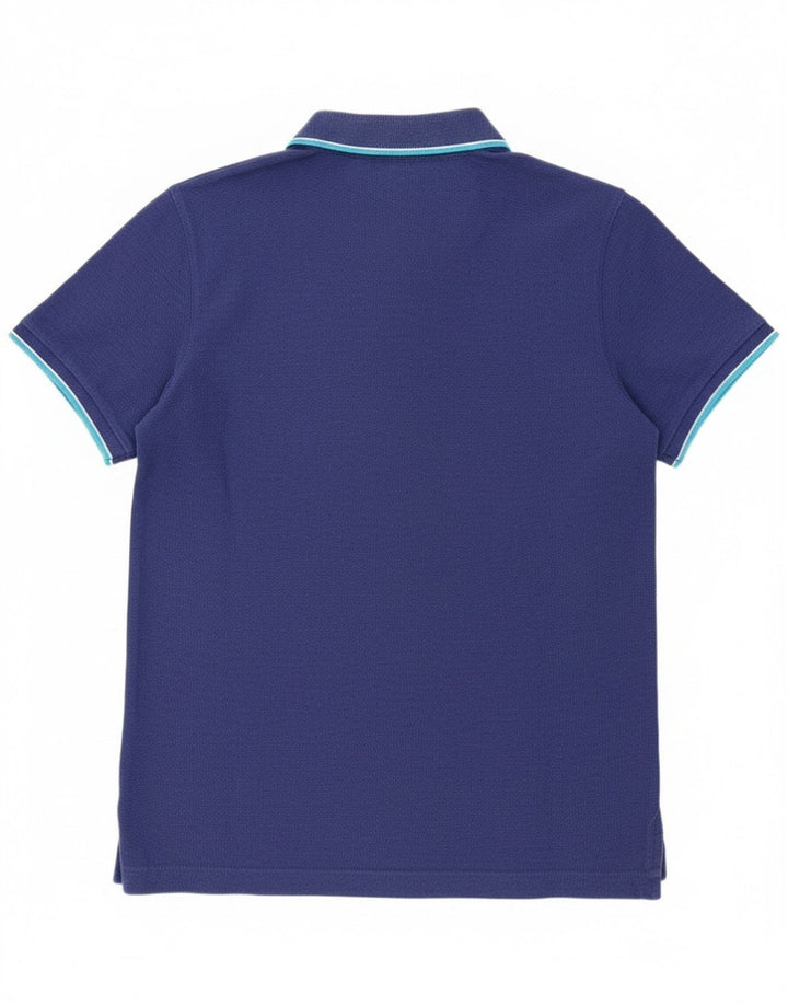 Polo da uomo Superdry Large in cotone blu
