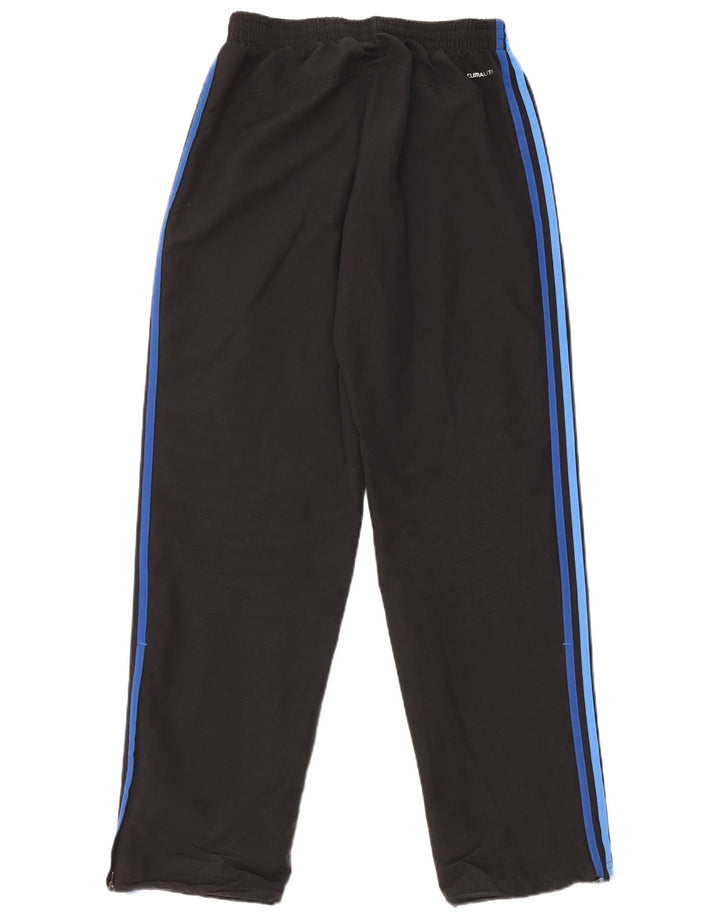 Pantaloni da tuta Adidas Climalite da uomo medio poliestere nero