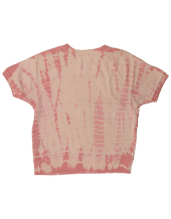 Felpa da donna a maniche corte Gap Jumper UK 10 Small Pink Tie Dye
