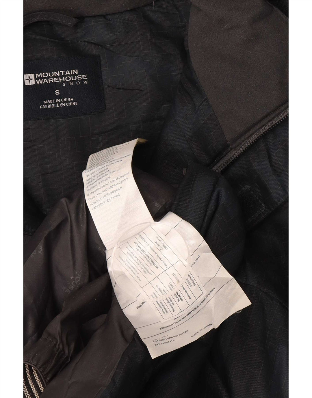 Giacca a vento da uomo Mountain Warehouse UK 36 Small Blu navy geometrico