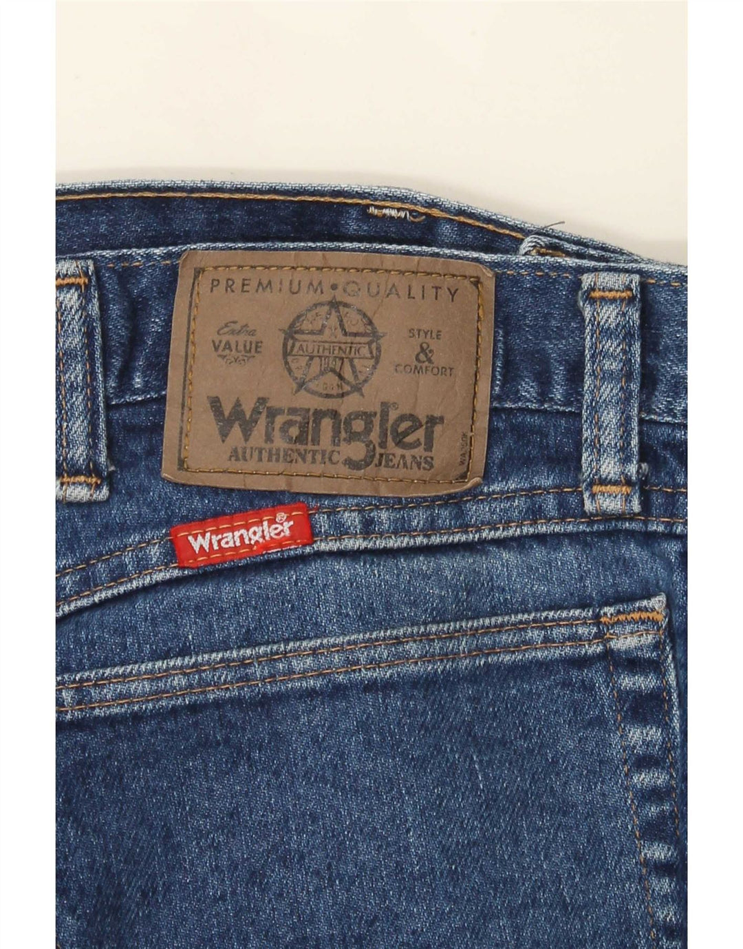Jeans dritti da uomo Wrangler W36 L29 Blu