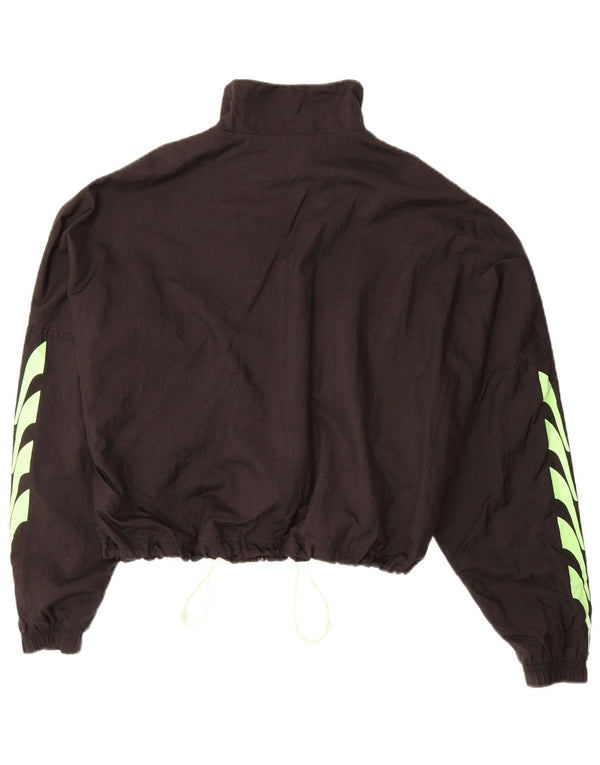 Giacca da tuta grafica corta da donna PUMA UK 14 nylon nero medio