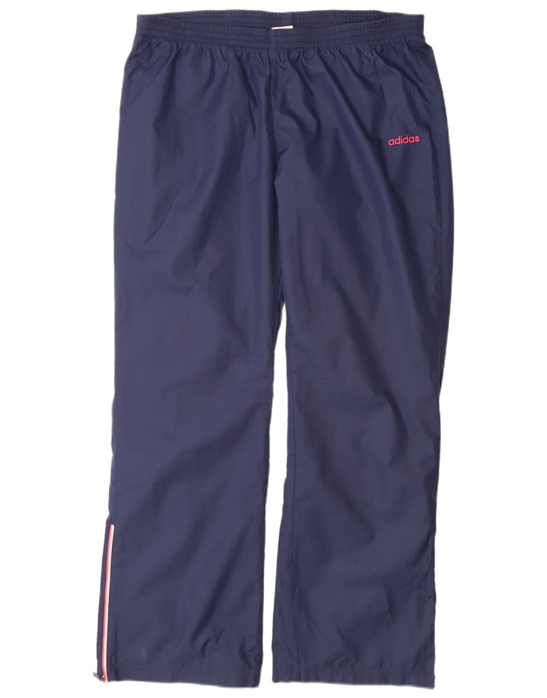 Pantaloni della tuta da donna Adidas UK 18 XL poliestere blu navy