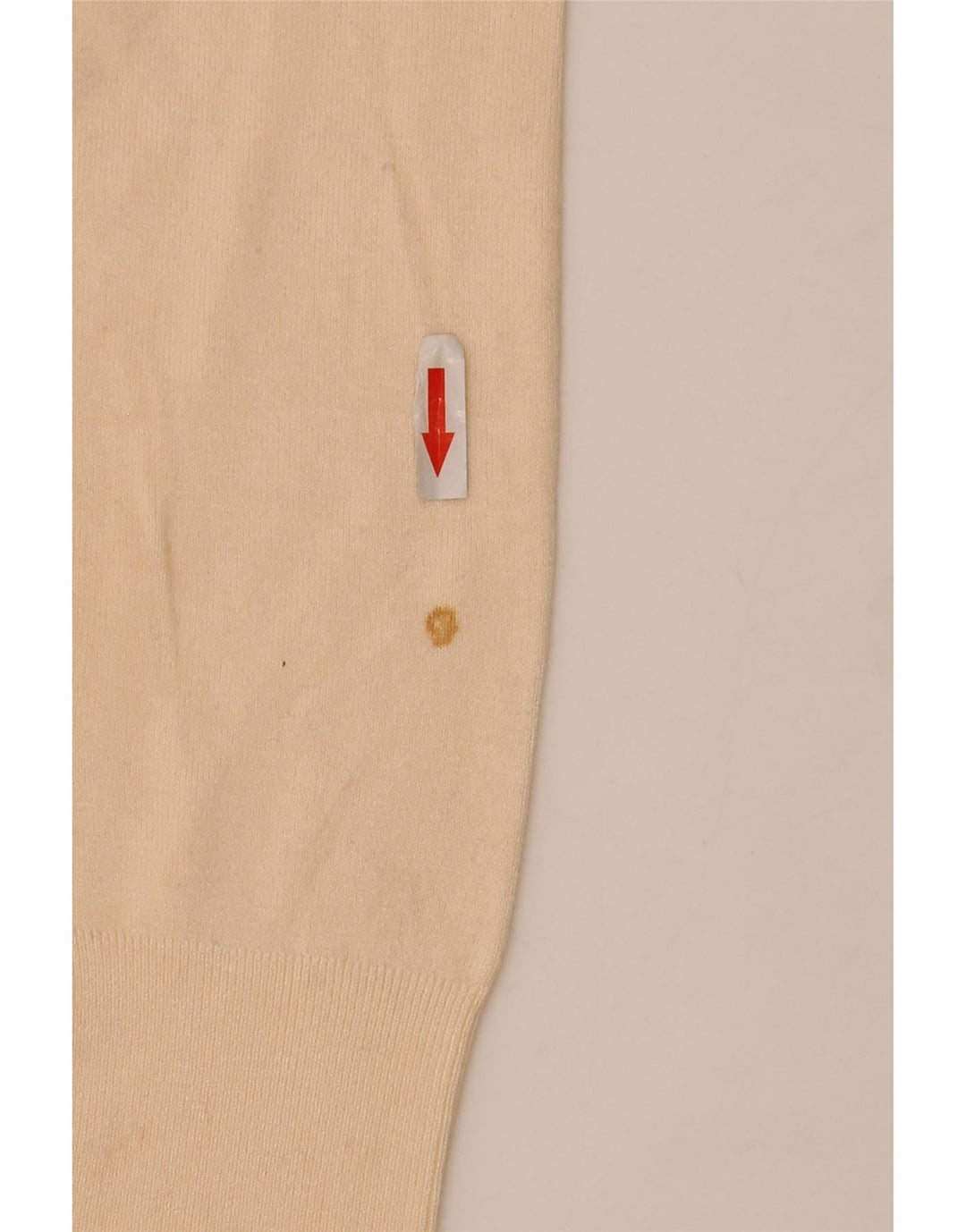 Maglione maglione girocollo da donna Zara UK 14 grande bianco sporco