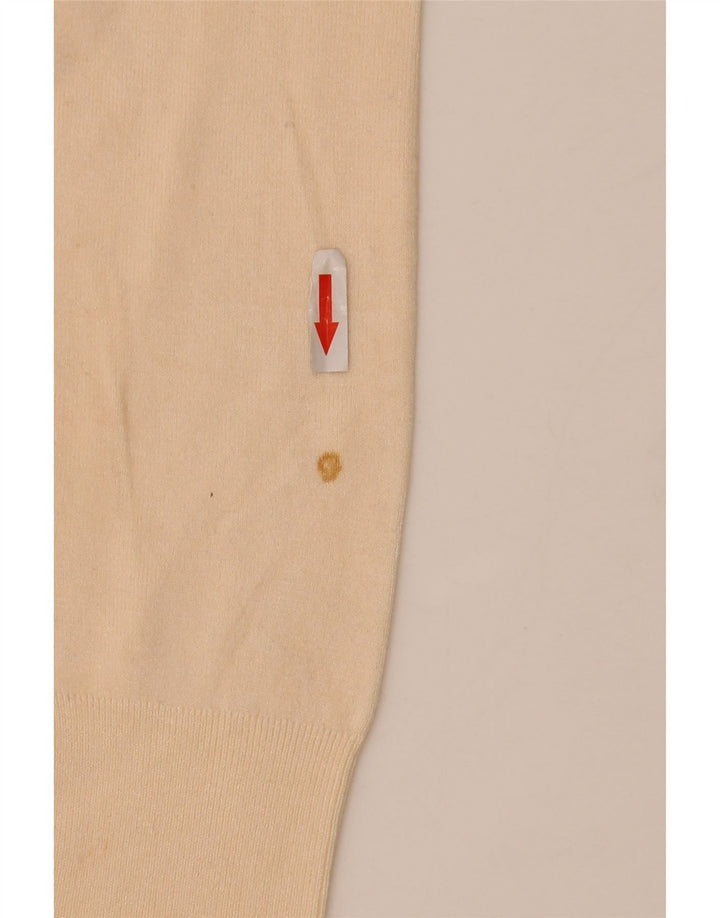 Maglione maglione girocollo da donna Zara UK 14 grande bianco sporco