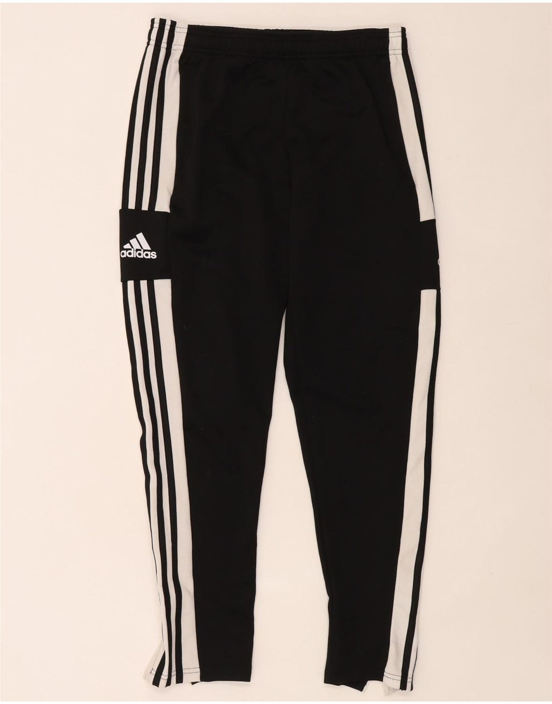 Pantaloni da tuta Adidas Aeroready da uomo in poliestere color block medio nero