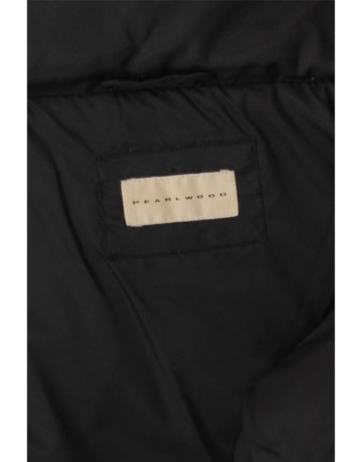 Cappotto imbottito con cappuccio da uomo Pearlwood IT 54 XL Nero Poliammide