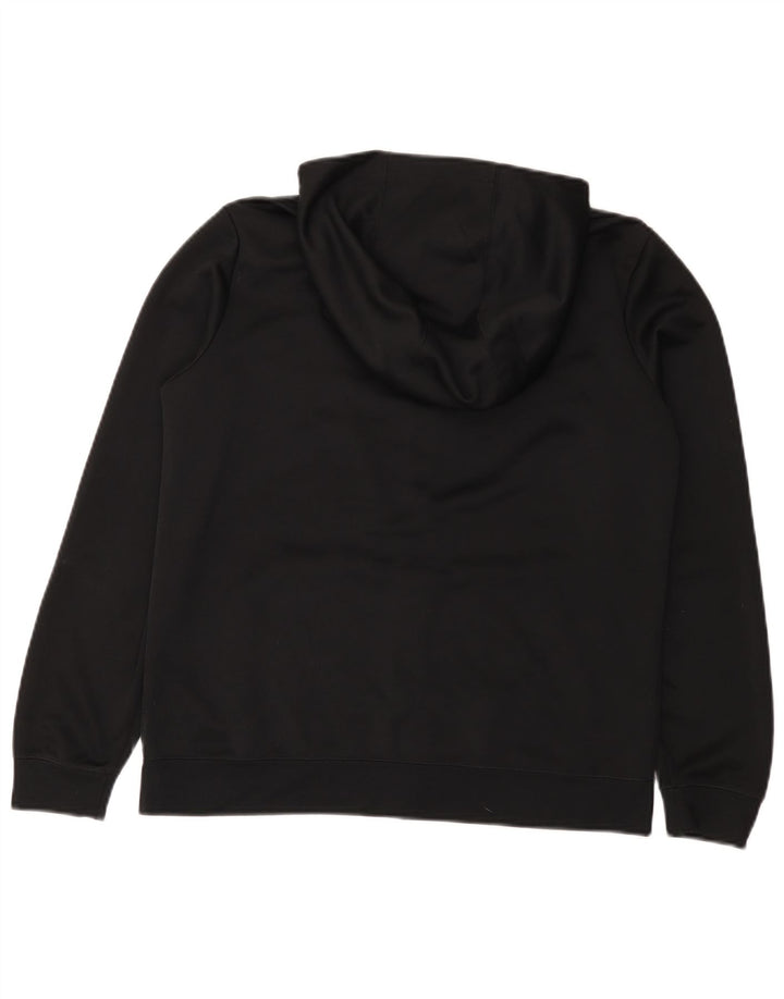 Felpa con cappuccio e zip Nike da bambino 13-14 anni XL poliestere nero