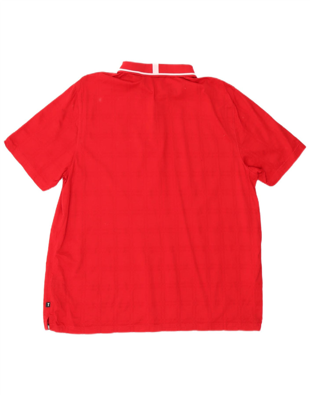 Polo da uomo Ted Baker taglia 5 XL in cotone rosso