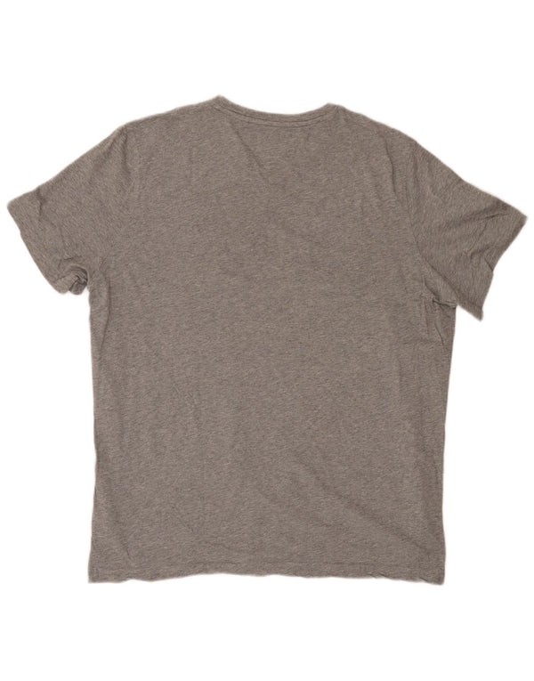 TOMMY HILFIGER T-shirt da donna Top UK 20 2XL Cotone grigio