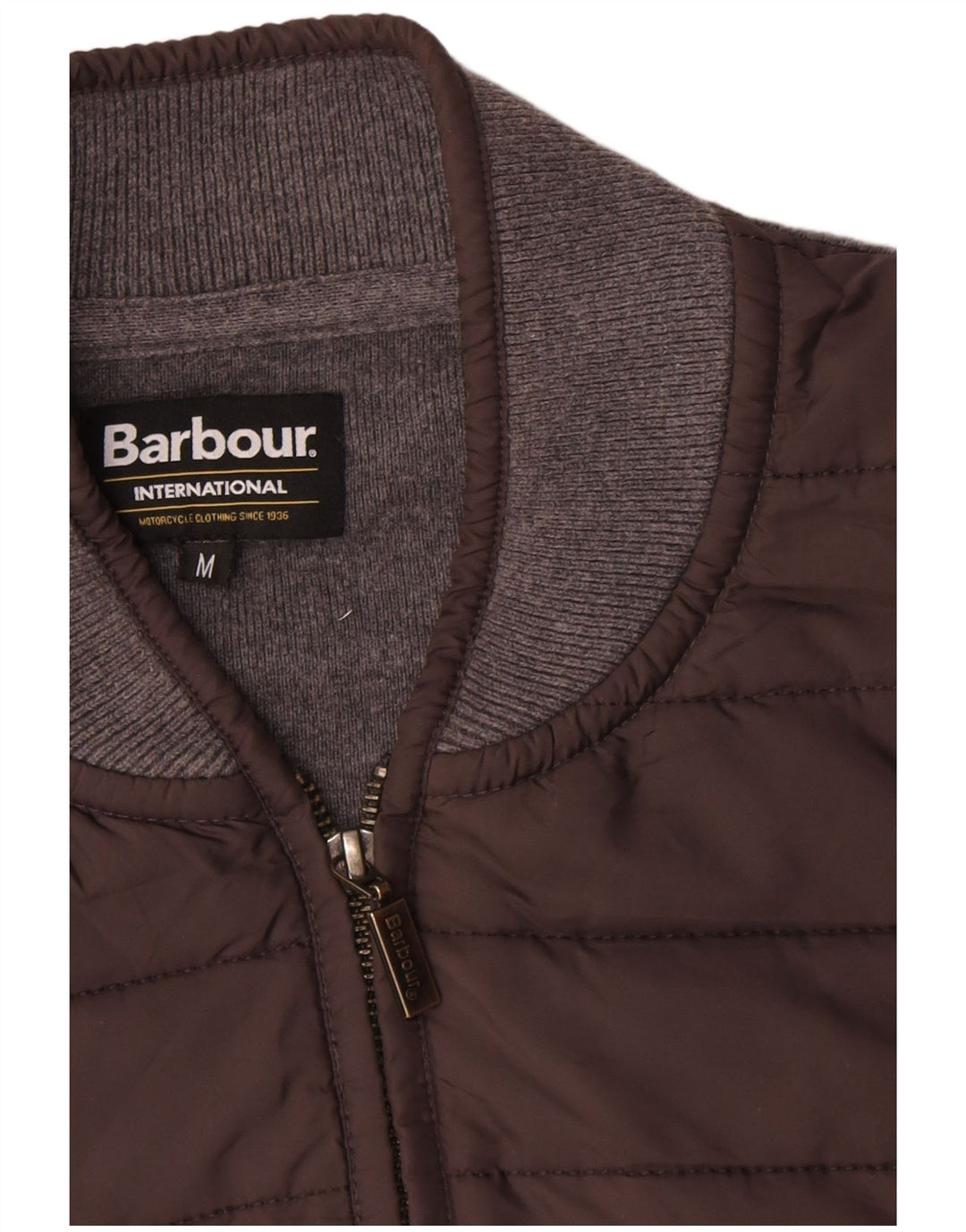 Maglione cardigan da uomo Barbour in cotone grigio medio