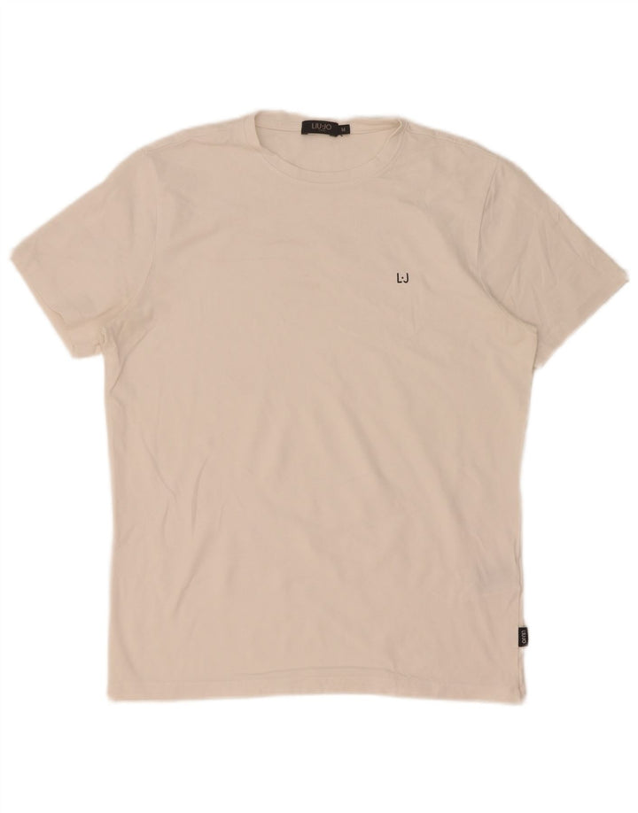 Liu Jo T-shirt Uomo Top Media Cotone Bianco