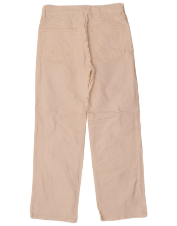 Jeans dritti da donna Zara EU 36 XS W26 L29 Bianco