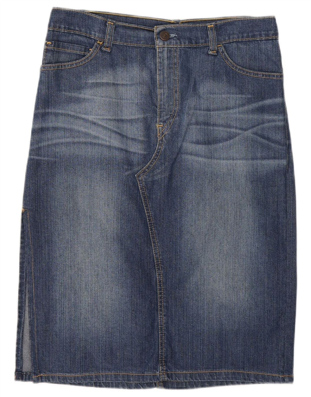 Gonna di jeans da donna Levi's W30 blu medio