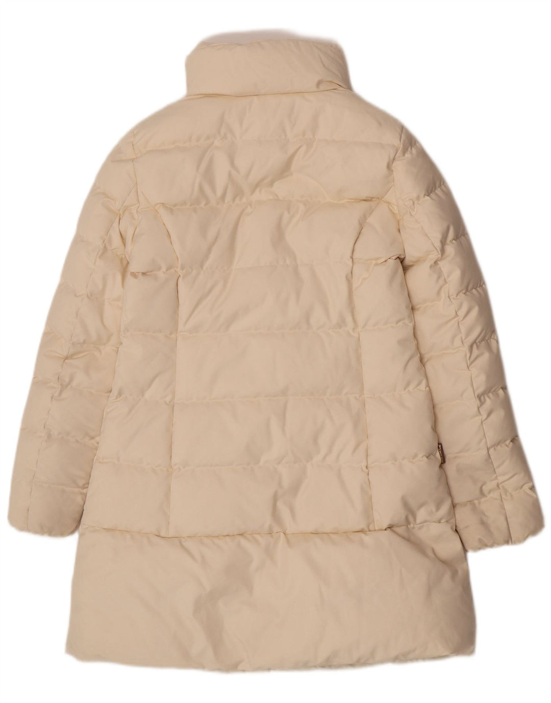 Giacca imbottita da donna Woolrich UK 10 piccola in poliestere bianco sporco