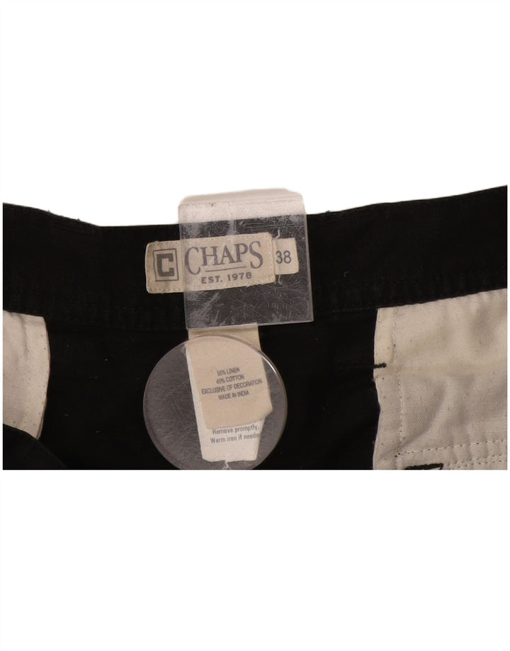 Pantaloncini cargo da uomo CHAPS W38 XL Lino nero