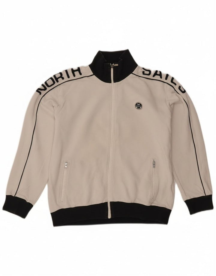 Giacca della tuta da ragazza North Sails 11-12 anni Colorblock bianco