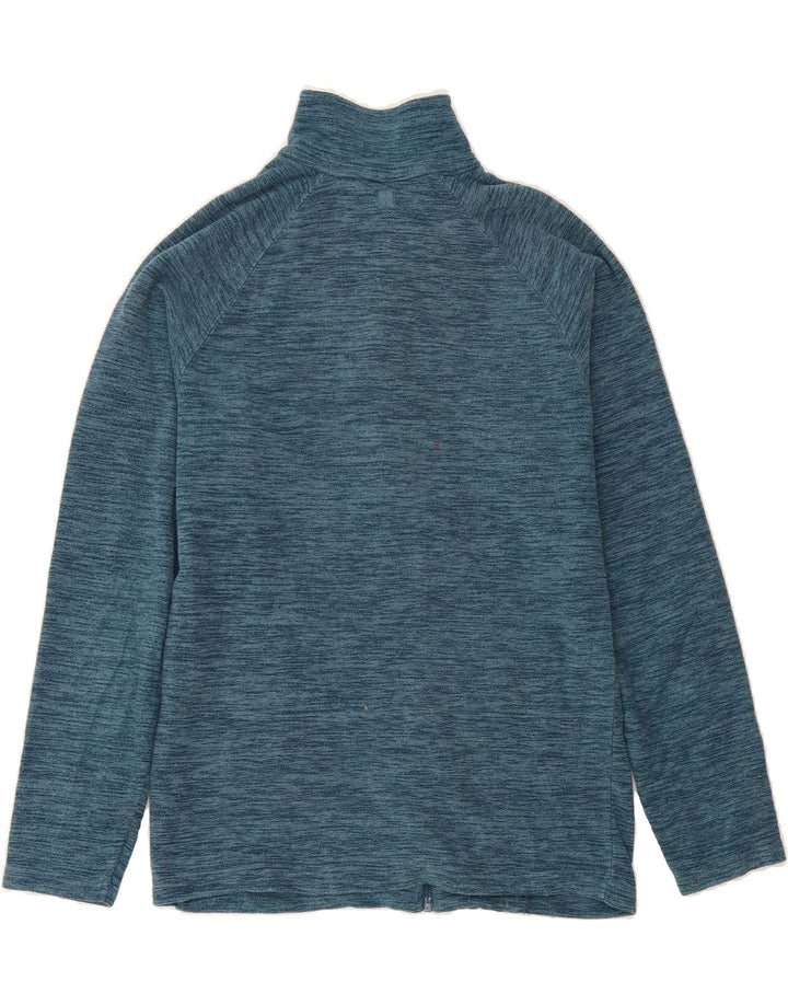 MOUNTAIN WAREHOUSE Mens Fleece Jacket UK 34 XS Blue Flecked Polyester Vintage Mountain Warehouse and Second-Hand Mountain Warehouse from Messina Hembry 