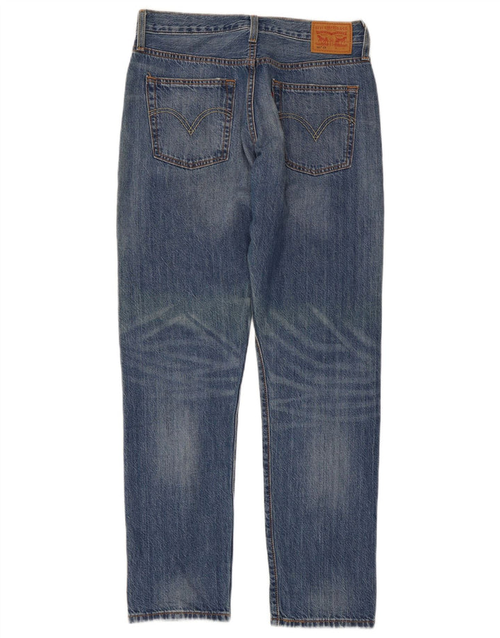 Levi's Donna 501 CT Jeans dritti invecchiati W26 L30 Cotone blu