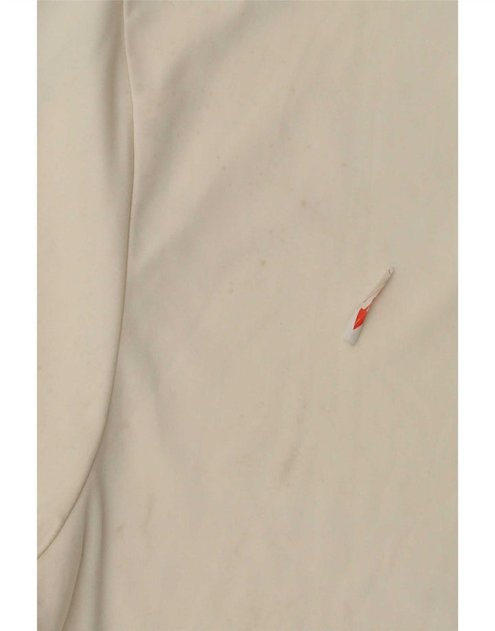 T-shirt Adidas Climalite da uomo Top in poliestere bianco medio