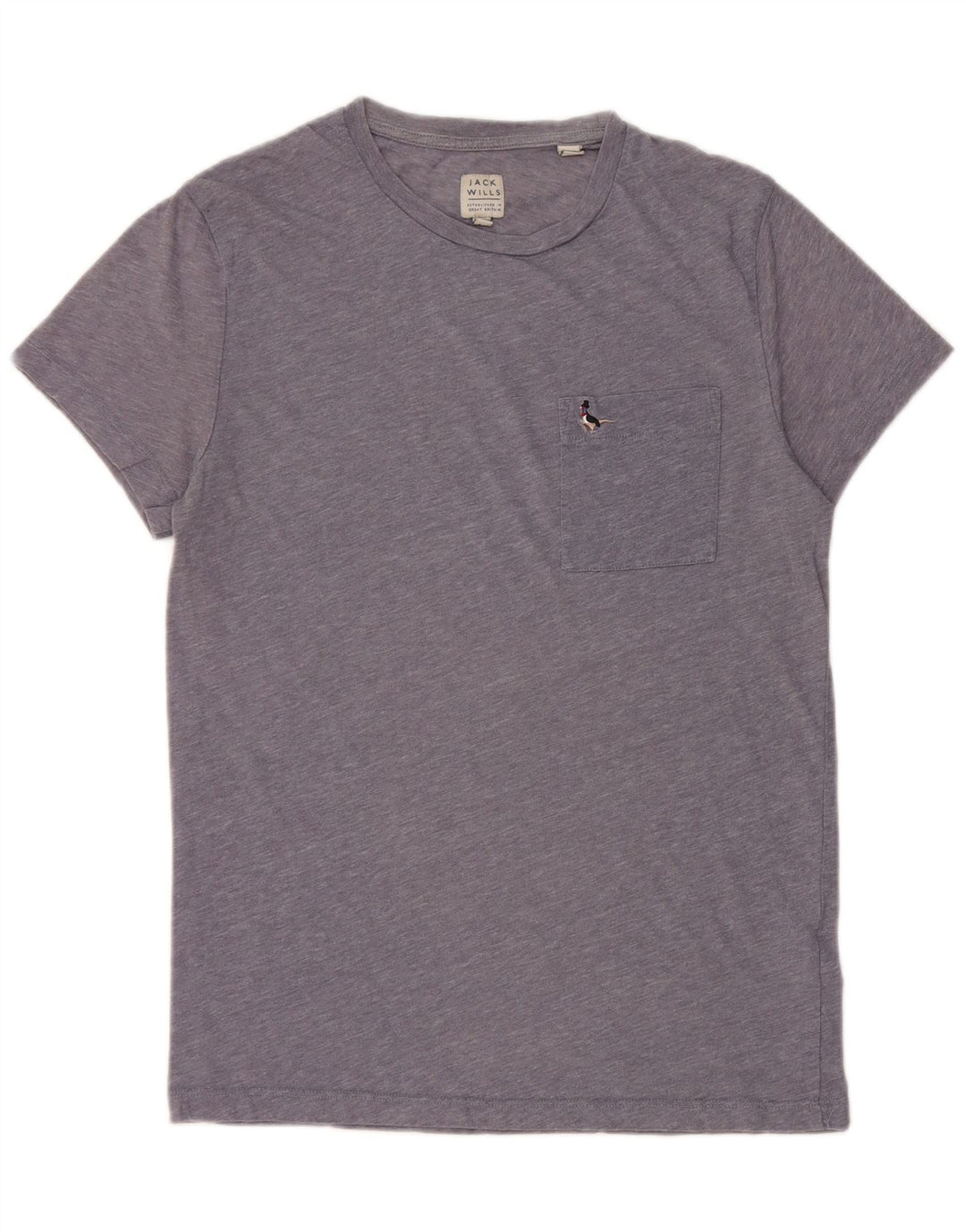 T-shirt da uomo Jack Wills Top in cotone chiazzato blu piccolo