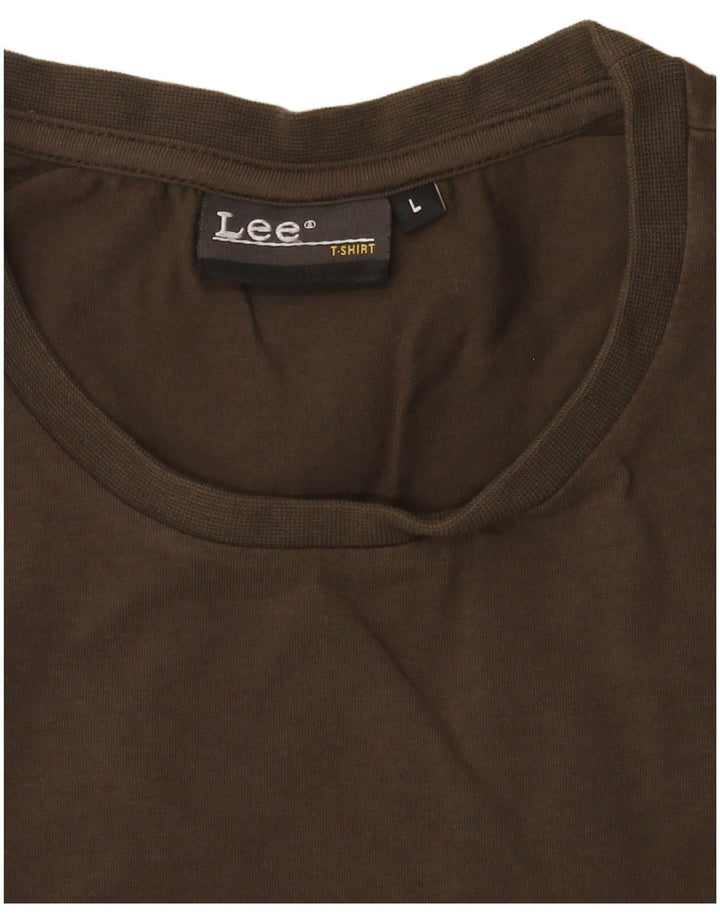 Maglietta da donna Lee Top UK 14 grande cachi