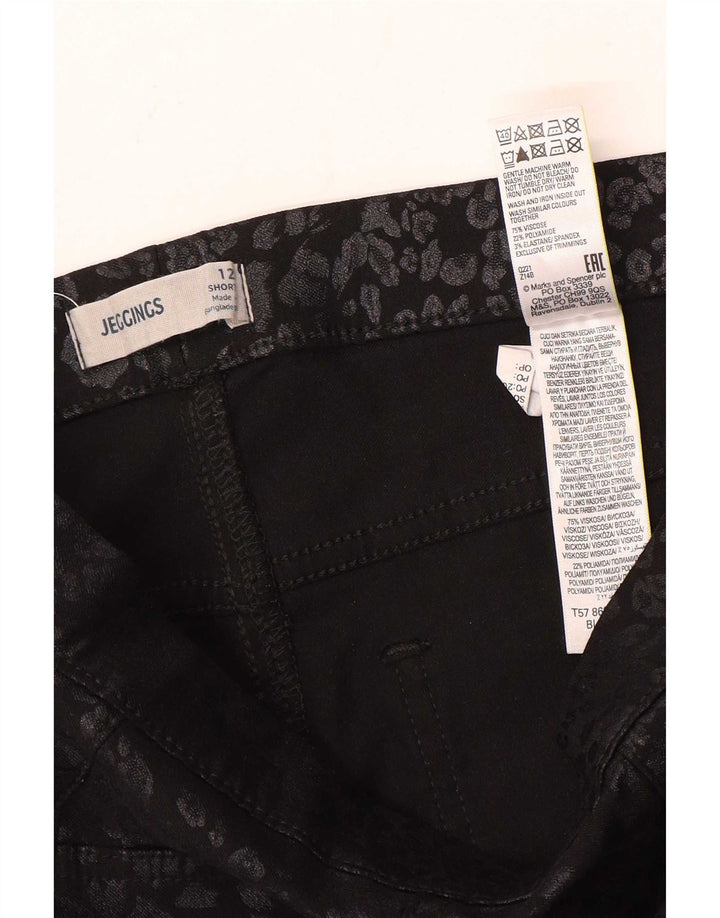 Jeans Jeggings da donna Marks & Spencer UK 12 Medio W28 L26 Nero