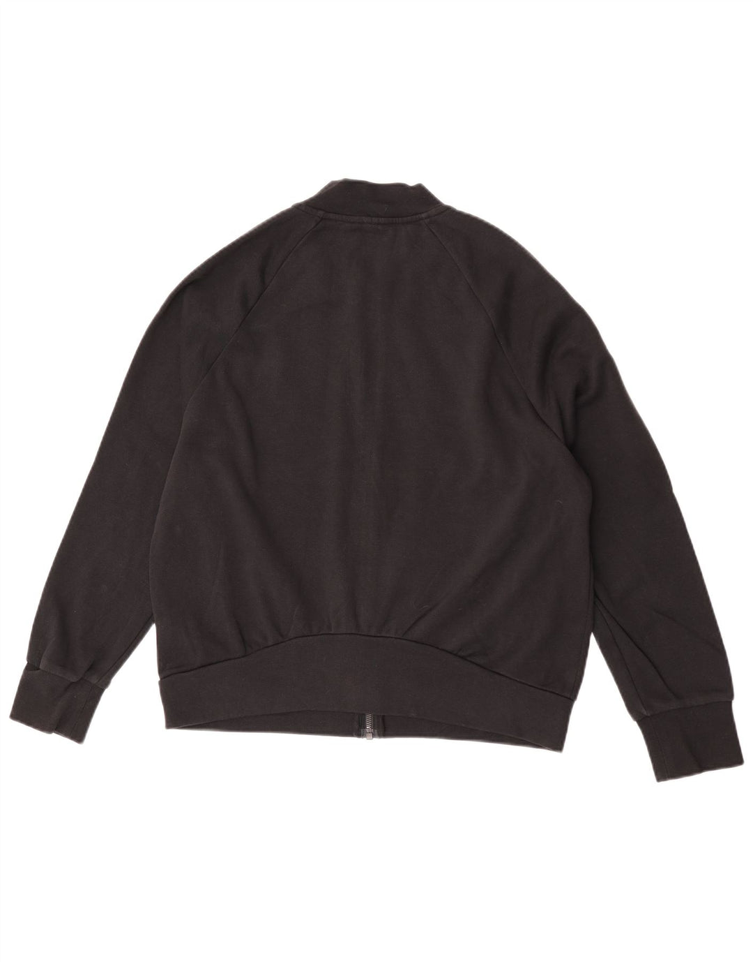 Giacca da ginnastica grafica da donna Adidas UK 12/14 cotone nero medio