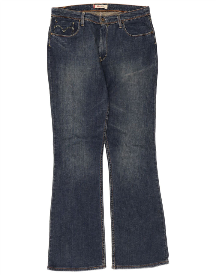 Jeans Levi's 629 Bootcut da donna W34 L32 in cotone blu