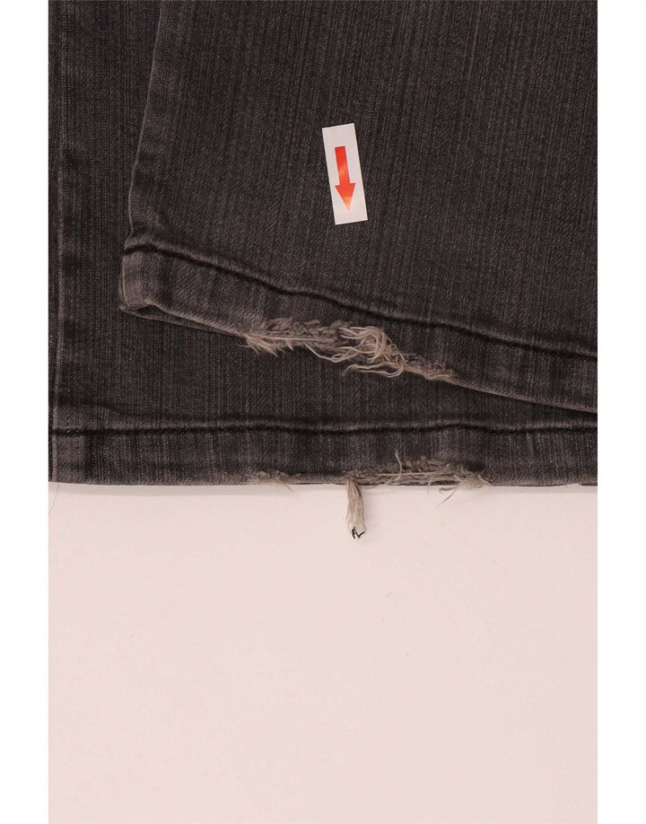 Jeans Dritti Donna Trussardi W34 L32 Cotone Grigio