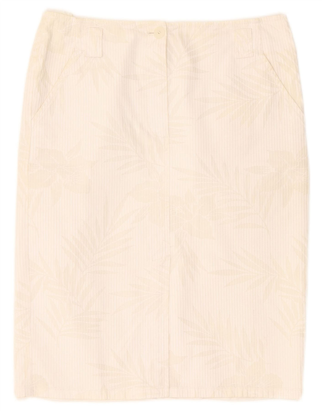Gonna a tubino da donna Taifun W28 floreale bianco medio