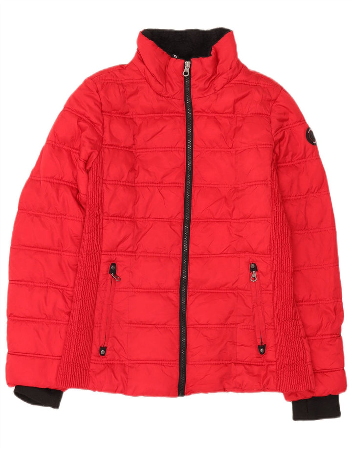 Giacca imbottita da donna Nautica UK 14 poliestere rosso medio