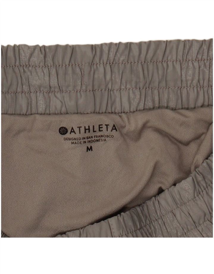 Pantaloncini sportivi da donna Athleta UK 14 grigio medio mimetico