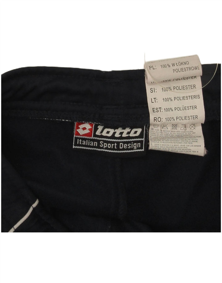 Pantaloni da tuta con grafica da uomo Lotto XL poliestere blu navy