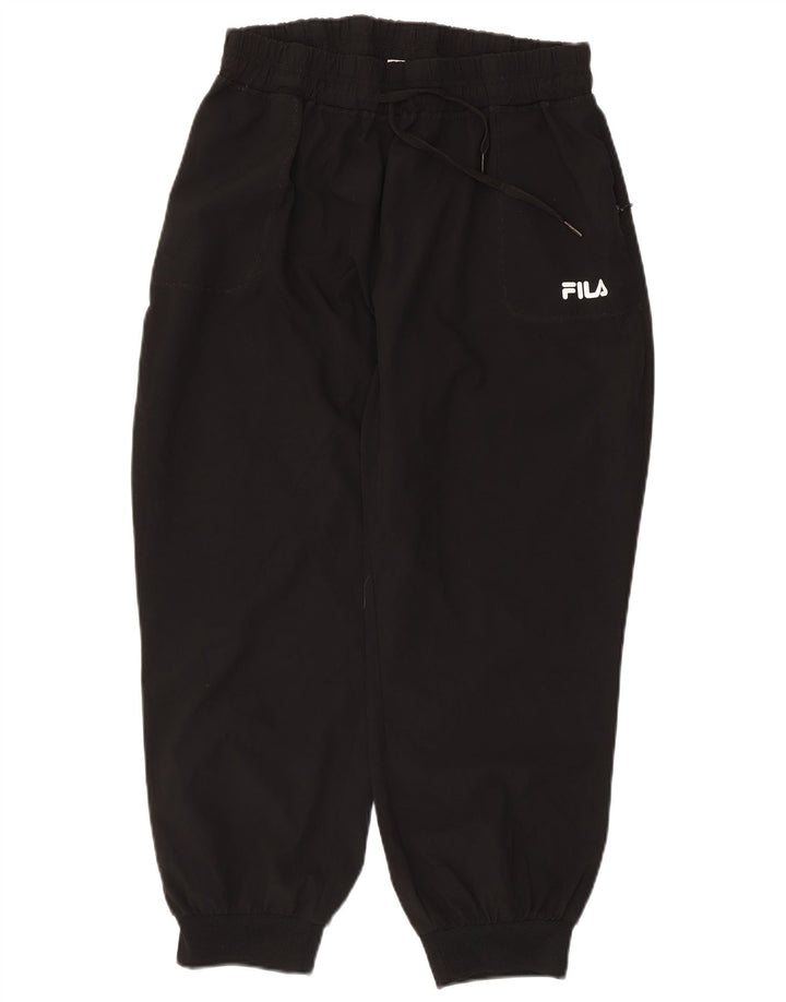 Fila Pantaloni da tuta da donna Joggers UK 14 Large Nero Poliestere